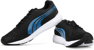 

Puma Descendant Ind. Running Shoes For Men(Black, Blue), 02;black;white