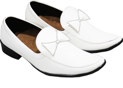 

Garrix Glossy Patent Based Wedding Shoe Party Wear For Men(White