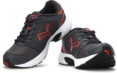 

Puma Splendor DP Running Shoes For Men(Grey, Asphalt-red blast