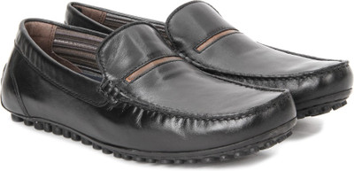 

WROGN Genuine Leather Loafers For Men(Black