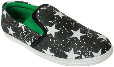 

Promenade Leisure Star Canvas Shoes For Men(Black)