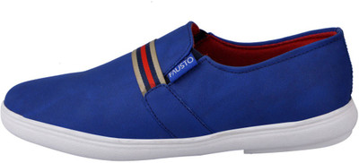 

FAUSTO Canvas Shoes For Men(Blue