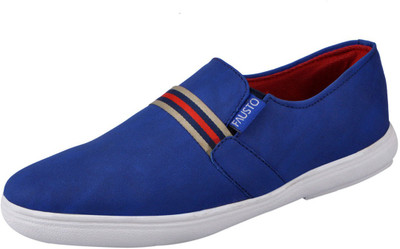 

FAUSTO Canvas Shoes For Men(Blue