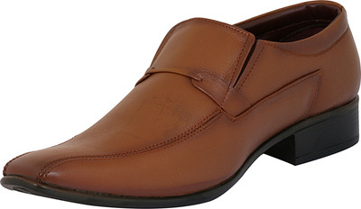 

Dokmen Tan Rust Formal shoes for Men Slip On For Men(Tan