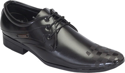 

Footoes Lace Up Shoes For Men(Black