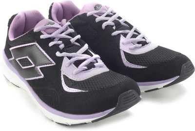 

Lotto Sunrise II W Running Shoes For Women(Black, Purple, Black/lt violet