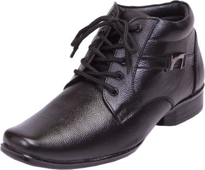 Mactree men's on sale black leather boots