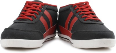 

Globalite Cruizer High Ankle Sneakers For Men(Black, Red