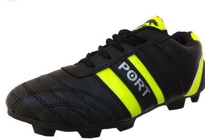 

Port Black LIV345 Football Shoes For Men(Black, Green