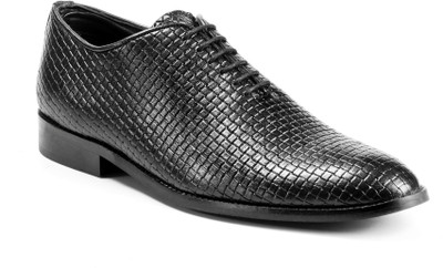 

Bxxy ITALIAN LEATHER SHOES Lace Up For Men(Black)