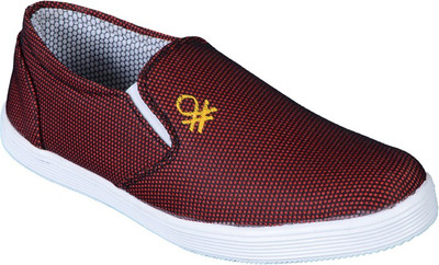 

Bloomigo mes's shoes Canvas Shoes For Men(Maroon
