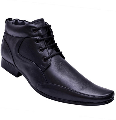 

John Karsun Real Leather Lace Up For Men(Black