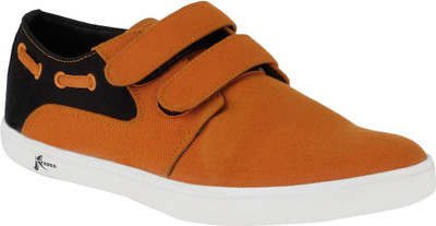 

Kraasa Canvas Shoes For Men(Orange)