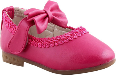 

Glinchy Pink Synthetic Comfortable Party Wear Solid Bellies For Women(Pink