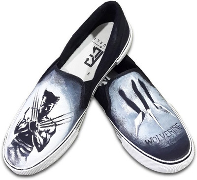 

F-Gali The Wolverine Slip-on Shoes Canvas Shoes For Women(Multicolor
