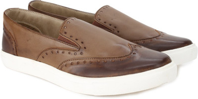 

Knotty Derby Lockhart Brogue Loafer Sneakers For Men(Tan, Wood