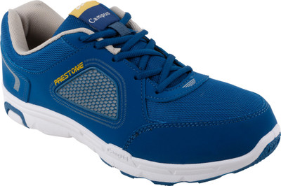 

Action Campus Prestone Synthetic and Nylon Mesh Sports Shoes Walking Shoes For Men(Blue, New blue light grey