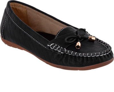 

Shuz Touch Loafers For Women(Black