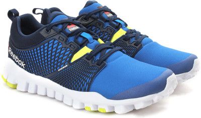 REEBOK QUICK CITY FLEX LP Running Shoes For Men(Blue, Navy/blue/green/white