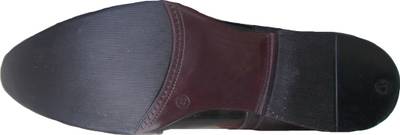 Port BLACK SLIP ON FORMAL SHOE Lace Up