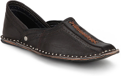 

Paduki Ethnic Mojaris For Men(Black)