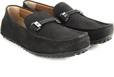

WROGN Genuine Leather Loafer SHOES For Men(Grey, Black