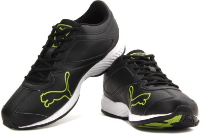 

Puma Tazon VI DP Men Running Shoes For Men(Black, Green, Black - white lime punch