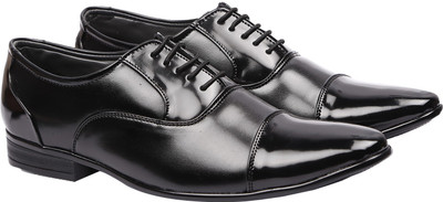 Andrew Scott Men's Black Synthetic Lace Up For Men(Black