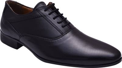 Hirel's Black Oxford Lace Up Shoes