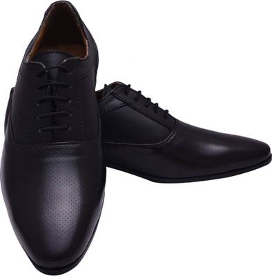 Hirel's Black Oxford Lace Up Shoes