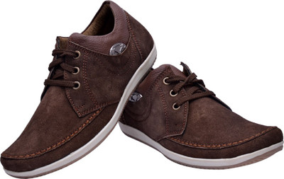 

Prolific Sz Leather Casuals For Men(Brown)