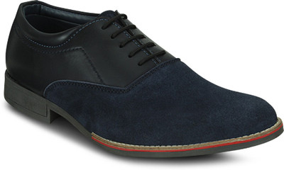 

Get Glamr Lace Ups Corporate Casuals For Men(Blue