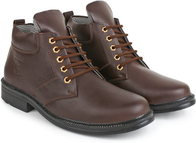 

BUWCH Brown Casual Shoes Brown Color For Men And Boys Boots For Men(Brown