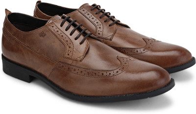 

Arrow Men Genuine Leather Lace Up Shoes For Men(Tan