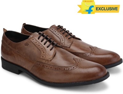 

Arrow Men Genuine Leather Lace Up Shoes For Men(Tan