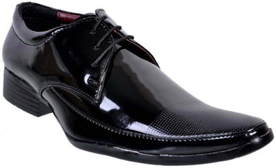 

Fescon Smart Lace Up Shoes For Men(Black)