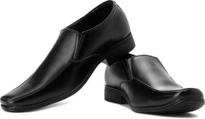 Bata Kevin Men Synthetic Leather Slip On Shoes For Men(Black