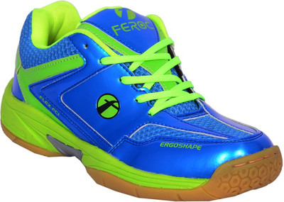 

Feroc Blue Green Unisex Squash Shoes For Men(Green, Blue