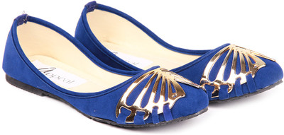 

Ignis Toe Butterfly Women Bellies For Women(Blue