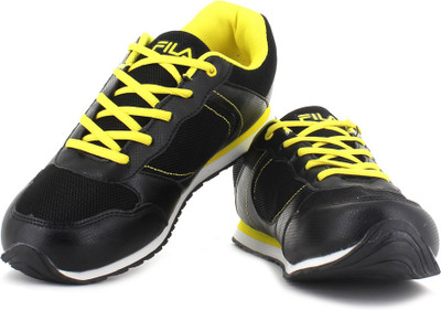

Fila Jogging Shoes For Men(Black, Blk/yel