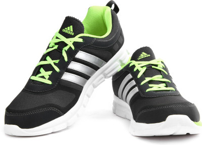 

ADIDAS Marlin 4.0 M Running Shoes For Men(Black, Green, Ntgrey;metsil;syello