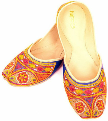 

Happee Mojaris For Women(Yellow), Blue
