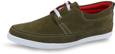 Stud Olive Casual Shoes For Men(Olive)