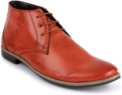 

Escaro Men's Casual Boots For Men(Red, Cherry