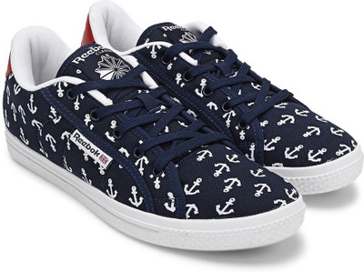 

REEBOK REEBOK COURT Canvas Shoes For Women(Navy, White, Collegiate navy/white/red