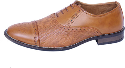 

Smart Lace Up For Men(Brown, Tan