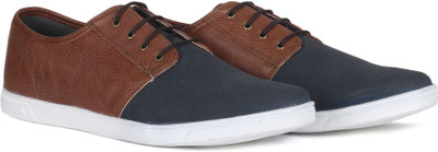 

Knotty Derby Terry Plain Derby Sneakers For Men(Tan, Blue+tan
