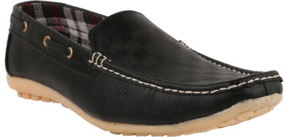 

Exotique EX0020Black Loafers For Men(Black