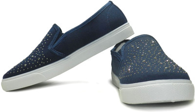 

Fast Trax Sirouskee Studded Casuals For Women(Navy, Grey