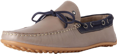

Louis Philippe Boat Shoes For Men(Beige
